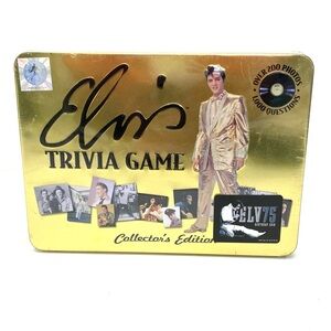 USAopoly Elvis Trivia Game Gold Collectors Edition NWT